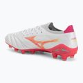 Кросівки футбольні Mizuno Morelia Neo IV Beta Japan FG white/pink tetra/fuchsia purple 3