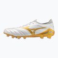 Кросівки футбольні Mizuno Morelia Neo IV Beta Elite FG white/mp gold/cool gray 3c