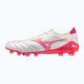 Кросівки футбольні Mizuno Morelia Neo IV Beta Elite FG white/pink tetra/fuchsia purple