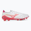 Кросівки футбольні Mizuno Morelia Neo IV Beta Elite FG white/pink tetra/fuchsia purple 2