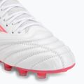 Кросівки футбольні Mizuno Morelia Neo IV Beta Elite FG white/pink tetra/fuchsia purple 7