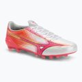 Кросівки футбольні Mizuno Alpha III Japan AG white/fuchsia purple