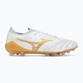 Кросівки футбольні Mizuno Morelia Neo IV Beta Elite AG white/mp gold/cool gray 3c 2