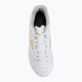 Кросівки футбольні дитячі Mizuno Monarcida Neo III Select FG white/mp gold 5