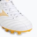 Кросівки футбольні дитячі Mizuno Monarcida Neo III Select FG white/mp gold 7
