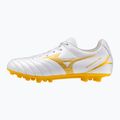 Кросівки футбольні дитячі Mizuno Monarcida Neo III Select AG white/mp gold