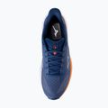 Кросівки для бігу чоловічі Mizuno Wave Skyrise 7 estate blue/white/coral rose 5