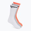 Шкарпетки Mizuno Training With Line white/cloudspace/lava orange