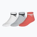 Шкарпетки Mizuno Training With Line white/cloudspace/lava orange 8