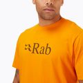 Футболка трекінгова чоловіча Rab Stance Logo SS помаранчева QCB-08-SUN 3