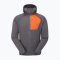 Чоловіча толстовка Rab Superflux Hoody graphene/firecracker 9