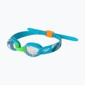 Окуляри для плавання дитячі Speedo Illusion Infant azure blue/fluo green/fluo orange/clear 8-1211514638 6