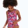 Купальник суцільний дитячий Speedo Learn To Swim Printed Frill Thinstrap cherry pink/sweet taro/hellium 5