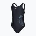 Купальник суцільний дитячий  Speedo Plastisol Placement Muscleback чорний 8-0832414380 3