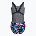 Купальник суцільний дитячий  Speedo Digital Allover Leaderback блакитно-чорний 8-1237714743 2