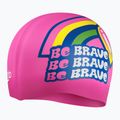 Шапочка для плавання дитяча Speedo Printed Silicone Junior рожева 8-0838614636 2