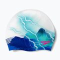 Шапочка для плавання Speedo Digital Printed біло-блакитна 8-1352414648 3