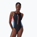 Купальник суцільний жіночий Speedo Zip Colorblock anthracite