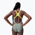 Купальник суцільний жіночий Speedo Zip Colorblock soft olive 2