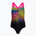 Купальник суцільний дитячий Speedo Digital Placement Splashback black/lemon driz/flare pink/true cobalt