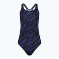 Купальник суцільний жіночий Speedo HyperBoom Allover Medalist black/true cobalt/curious blue