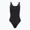 Купальник суцільний жіночий Speedo HyperBoom Splice Muscleback black/electric pink