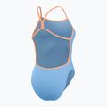 Купальник жіночий Speedo Solid Vback curious blue/disco peach 2