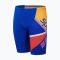 Плавки дитячі Speedo Placement V Cut Digital true cobalt/watermelon/sweep purple