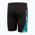 Плавки чоловічі Speedo Allover Digital V-Cut black/true cobalt 2