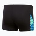 Плавки чоловічі Speedo Allover Digital V-Cut Aquashort black/true cobalt 2