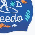 Шапочка для плавання дитяча Speedo Junior Printed Silicone zafre blue/white 3