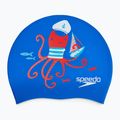 Шапочка для плавання дитяча Speedo Junior Printed Silicone tru cobalt/watermelon/white 2