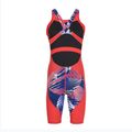 Купальник Speedo Fastskin LZR Ignite Kneeskin flame red/bolt/white 2