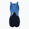 Купальник Speedo Colourblock Highneck Crossback true navy/sevres blue/lemon drizzle 2