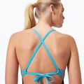 Злитий купальник Speedo Allover Digital Tie Back чорний / матча зелений / сирена червоний 8