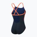 Купальник суцільний жіночий Speedo Allover Fixed Crossback true navy/siren red/punch blue 2