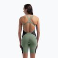 Купальник стартовий жіночий Speedo Fastskin LZR Pure Intent 2.0 Openback Kneeskin country green/black/tridescent 8