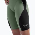 Купальник стартовий жіночий Speedo Fastskin LZR Pure Intent 2.0 Openback Kneeskin country green/black/tridescent 12