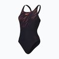 Купальник суцільний Speedo HyperBoom Placement Muscleback black/siren red/plum dandy