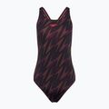 Купальник суцільний Speedo HyperBoom Allover Medalist black/plum dandy/siren red