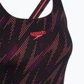 Купальник суцільний Speedo HyperBoom Allover Medalist black/plum dandy/siren red 3