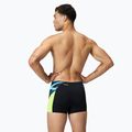 Боксерки для плавання чоловічі Speedo Endurance+ MAX Splice Aquashort black/hyper yellow 2