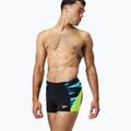 Боксерки для плавання чоловічі Speedo Endurance+ MAX Splice Aquashort black/hyper yellow 3