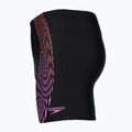 Джамери чоловічі Speedo Duo Logo Print Mid Jammer black/coral sands/neon violet 3