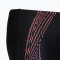 Джамери чоловічі Speedo Duo Logo Print Mid Jammer black/coral sands/neon violet 4