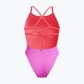 Купальник суцільний жіночий Speedo Solid Lattice Tie-Back neon violet 2