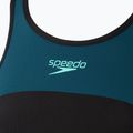 Купальник суцільний жіночий Speedo High Neck Splice Cross Back dark teal 3