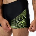 Чоловічі плавальні боксери Speedo Medley Logo Aquashort чорний/гіпержовтий 3