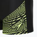 Чоловічі плавальні боксери Speedo Medley Logo Aquashort чорний/гіпержовтий 3