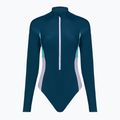 Купальник суцільний жіночий Speedo Zip Colorblock dark teal